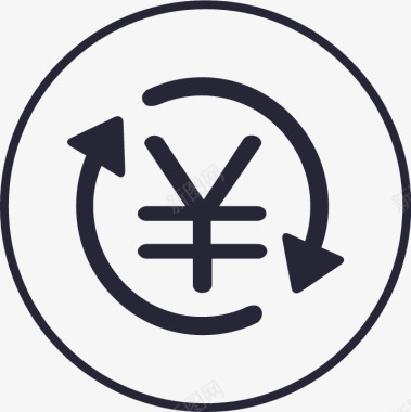 icon转入投资账户矢量图图标图标