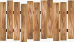 木头护栏木板栅栏矢量图高清图片