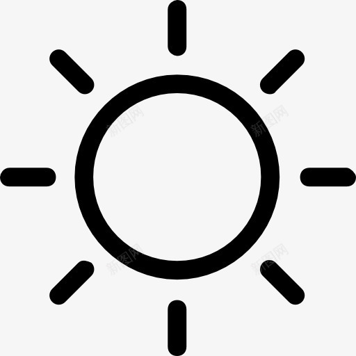 晴天天气中风符号图标png_新图网 https://ixintu.com 光线 唧唧的天气中风 圈 天 天气 天气图标 太阳 星 晴天符号 界面 阳光明媚 风雨气温图