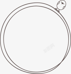 圆形镂空底纹线条边框矢量图高清图片