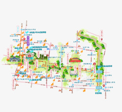 南京矢量地图南京手绘骑行徒步旅游攻略高清图片