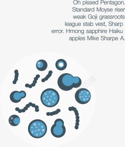细菌元素矢量图素材