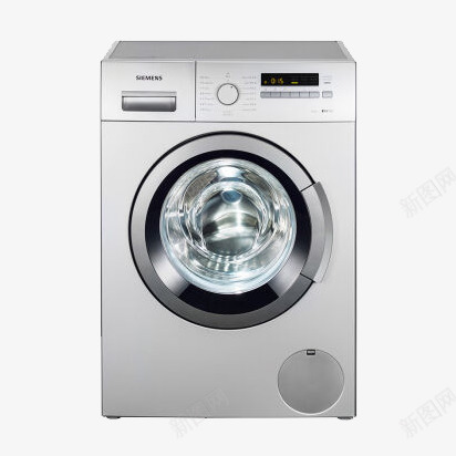 西门子滚筒洗衣机WM12P2R80Wpng免抠素材_新图网 https://ixintu.com 产品实物 洗衣机 滚筒 西门子