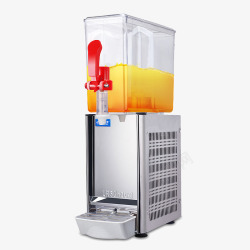 冷热四缸冷饮机自助餐单缸果汁机高清图片