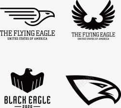 猎鹰抽象猎鹰刺青logo矢量图图标高清图片