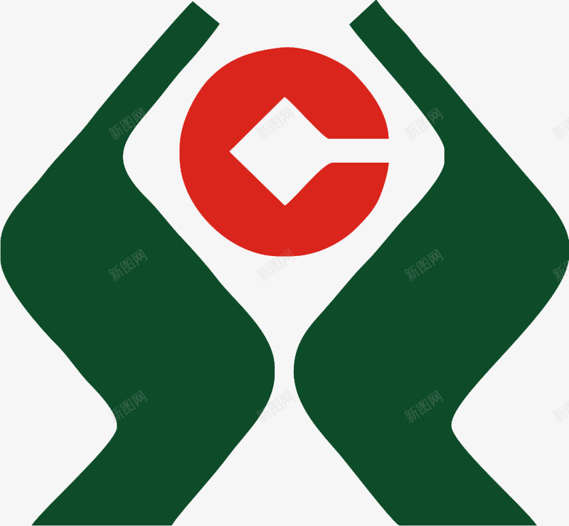 信用社logo农村信用社图标cdr_新图网 https://ixintu.com logo psd 信用社 平台 彩色PSD 彩色图标 第三方平台 绿色logo 银联标 银行logo