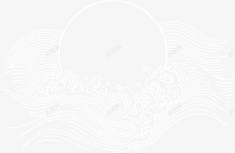 白色装饰背景水纹png免抠素材_新图网 https://ixintu.com 古典 古典水纹 水纹 白色 背景装饰