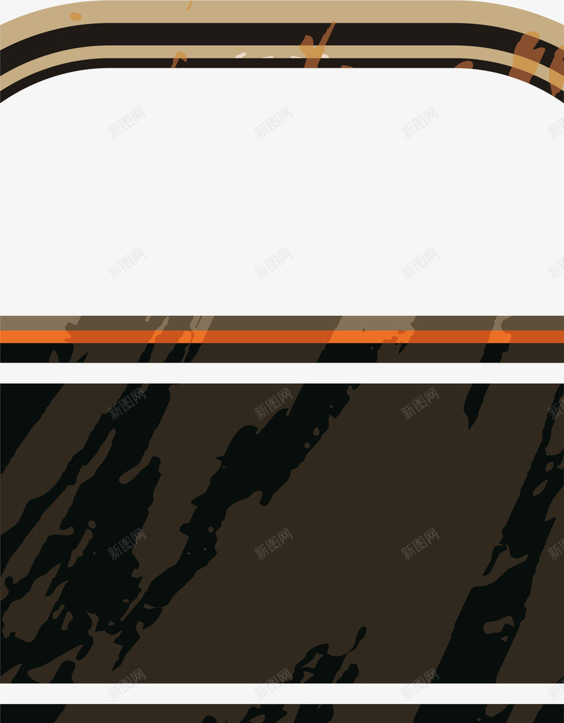 咖啡色线条背景png免抠素材_新图网 https://ixintu.com 咖啡色背景 复古框架 欧式花纹 磨砂图案 简约线条 边框纹理