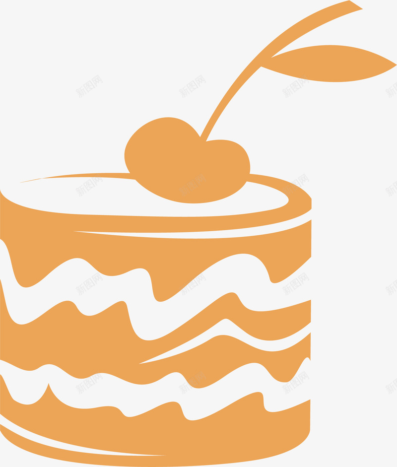 手绘的卡通沙河蛋糕矢量图图标ai_新图网 https://ixintu.com 小蛋糕 沙河特产 沙河蛋糕 蛋糕 蛋糕LOGO 蛋糕店 食物 矢量图