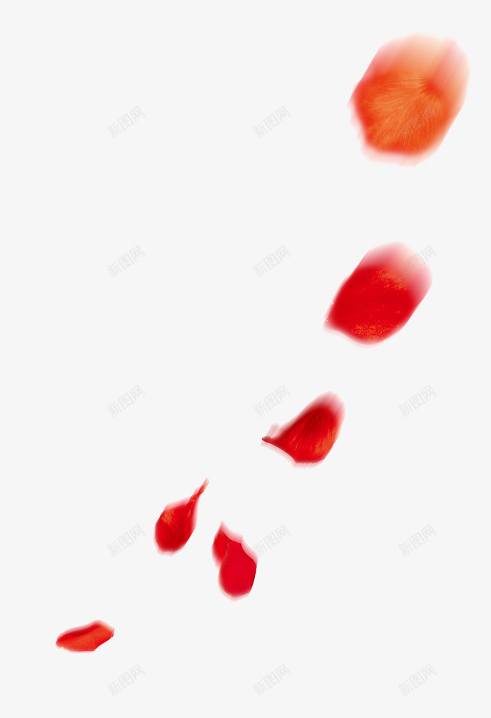 红色漂浮花瓣png免抠素材_新图网 https://ixintu.com 散花 漂浮花瓣 红色花瓣 背景装饰 鲜花
