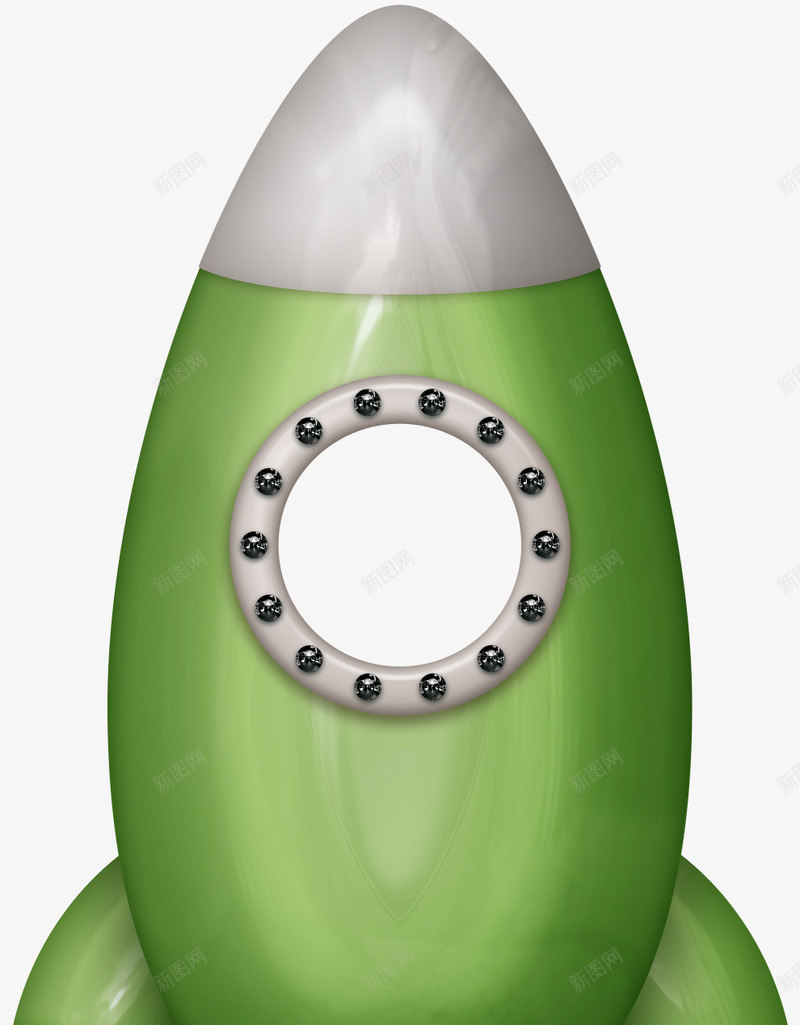 绿色创意卡通火箭png免抠素材_新图网 https://ixintu.com 创意火箭 卡通火箭 火箭 绿色火箭
