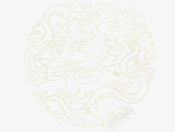 古代的龙中国风龙腾祥云纹理高清图片