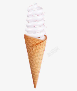 冰淇淋上的灯管素材