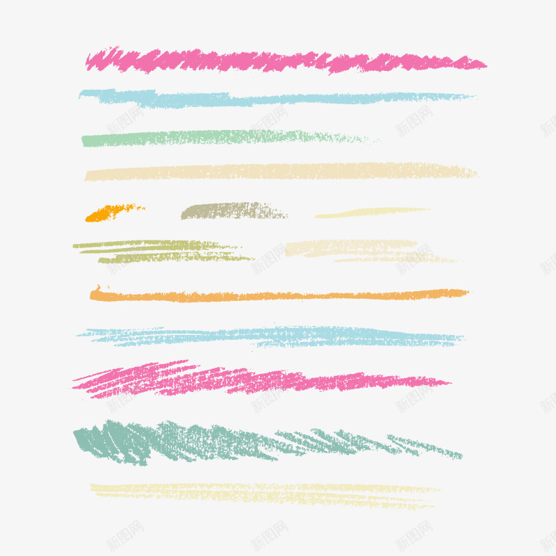 彩色蜡笔条纹涂鸦png免抠素材_新图网 https://ixintu.com 彩色 条纹 涂鸦 涂鸦主题 蜡笔