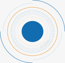 科技几何图绚丽科技光效轮表矢量图高清图片