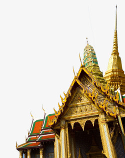 泰国清迈海报泰国寺庙建筑高清图片