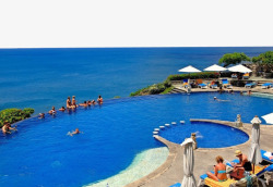 巴厘岛景点蓝点酒店风光高清图片