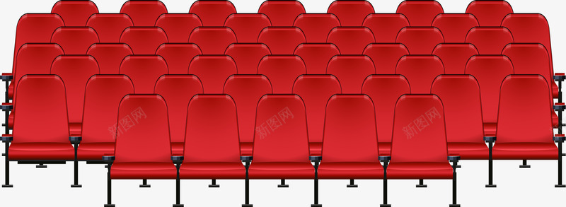 电影节电影院座椅png免抠素材_新图网 https://ixintu.com 几排座椅 电影节 电影院座椅 红色座椅 红色椅子 舒适座椅 观影厅