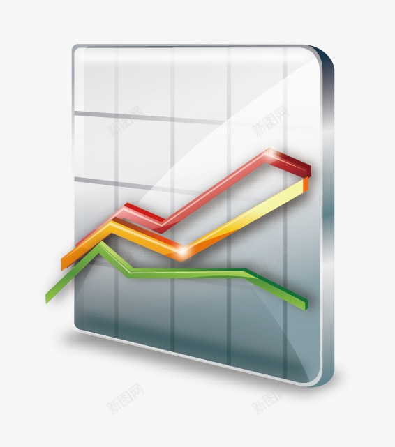 商务数据图表图标png_新图网 https://ixintu.com PPT 商务 数据图标 数据表 箭头 走势图 金融