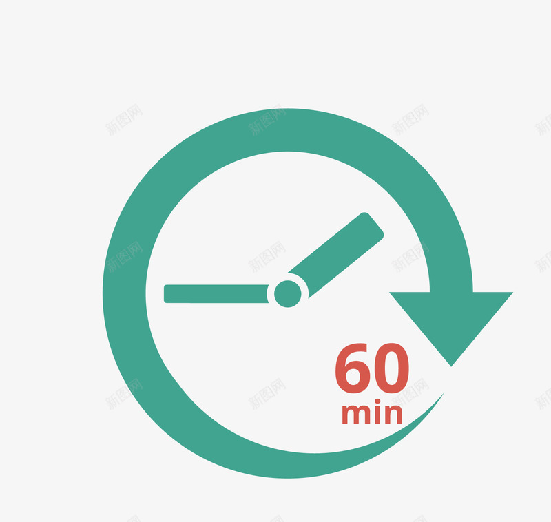 倒计时60分钟png免抠素材_新图网 https://ixintu.com 倒计时60分钟 倒计时一小时 分钟 卡通图案 时间 最后60分钟 最后一小时 闹钟