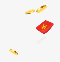 金币与红包素材