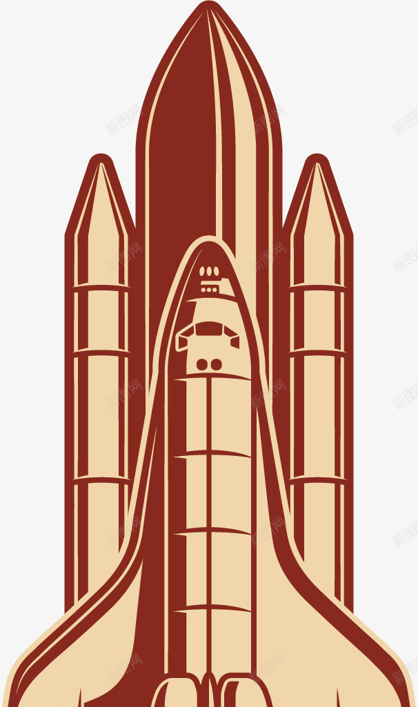 发射红色火箭矢量图ai免抠素材_新图网 https://ixintu.com 创意 升空 卡通手绘 水彩 火箭 红色 矢量图