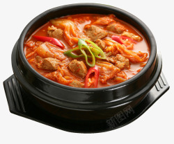 韩国泡菜汤素材
