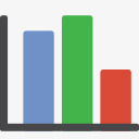 统计数据酒吧Google界面图标图标