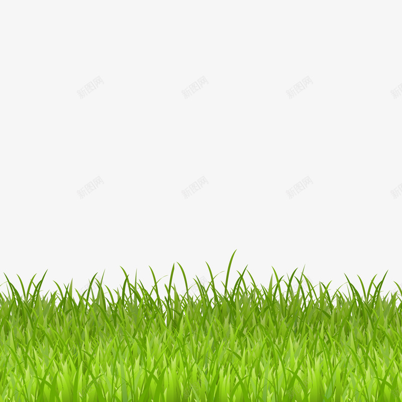 绿色草丛矢量图ai免抠素材_新图网 https://ixintu.com 植物素材 绿色 草丛 草地 矢量图