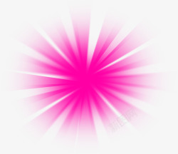 粉色放射创意手绘花纹素材