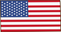 卡通美国国旗素材