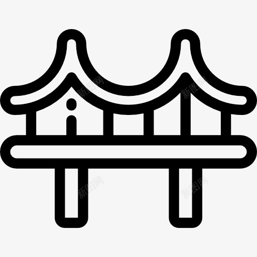 金门大桥图标png_新图网 https://ixintu.com 地标 纪念碑 美国 美国工程 金门大桥