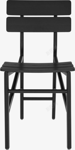 黑色木板椅子素材