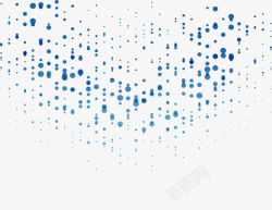 蓝色波点射线蓝色波点科技感花纹矢量图高清图片