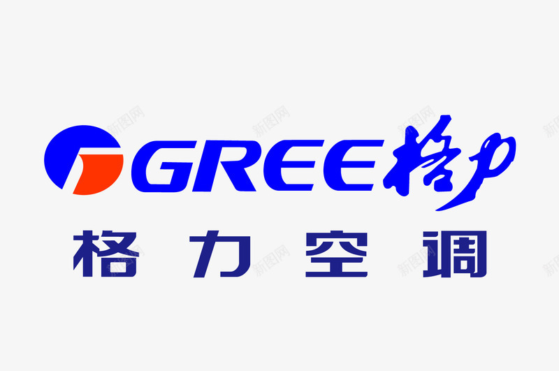 格力空调标识矢量图图标eps_新图网 https://ixintu.com 格力空调 格力空调标识 格力空调素材 矢量格力空调 矢量图