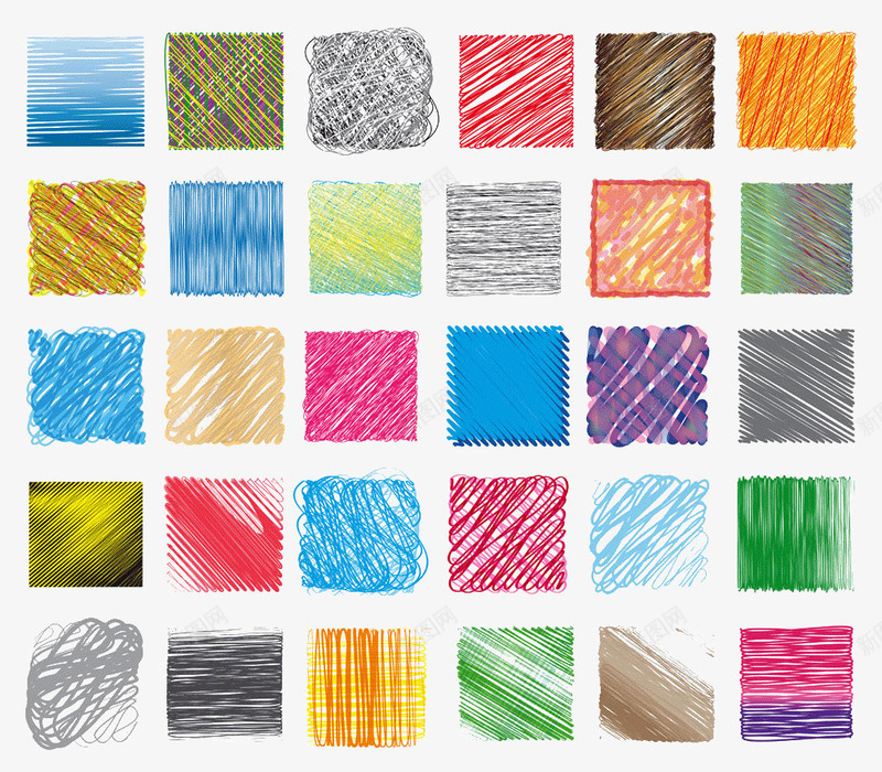 20种铅笔涂鸦png免抠素材_新图网 https://ixintu.com 20种铅笔涂鸦 彩色 装饰