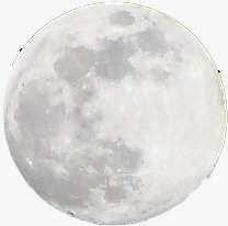 白色月亮背景七夕情人节素材