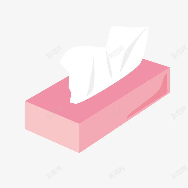 粉色抽式纸巾png免抠素材_新图网 https://ixintu.com 卡通 抽式纸巾 粉色抽式纸巾 纸巾
