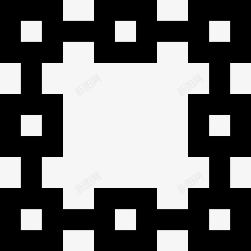 变换的像素图标png_新图网 https://ixintu.com 广场 形状 方形 方形轮廓
