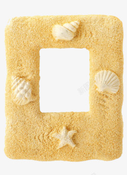 O型金色沙子海螺圈高清图片