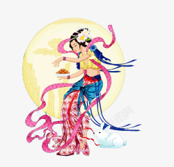 嫦娥奔月素材