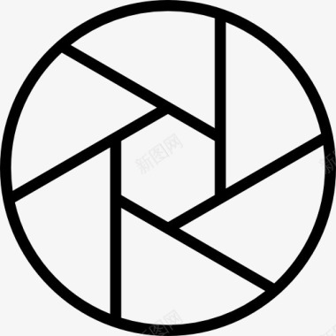 相机的快门图标图标