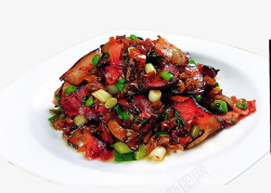 精致炒腊肉素材
