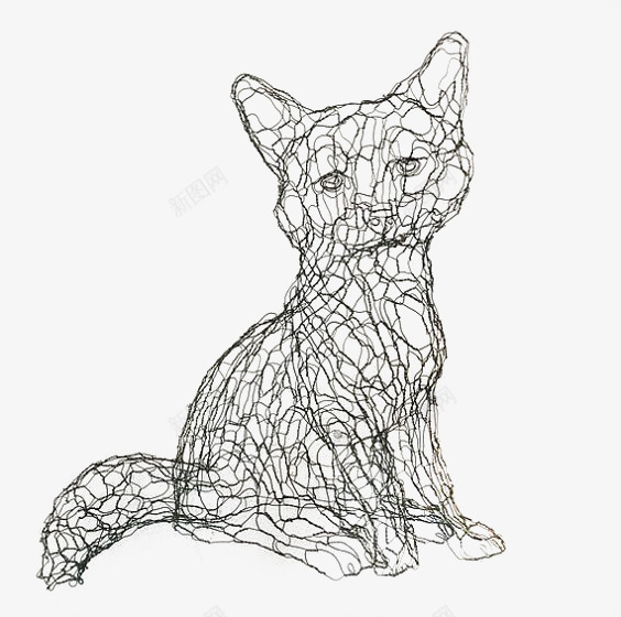 涂鸦小猫png免抠素材_新图网 https://ixintu.com 凌乱 创意 涂鸦 猫咪 线条