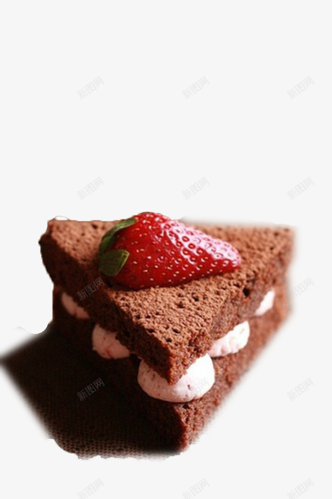 咖啡草莓奶油蛋糕psd免抠素材_新图网 https://ixintu.com 咖啡蛋糕 巧克力蛋糕 甜品 甜点 蛋糕 裸蛋糕