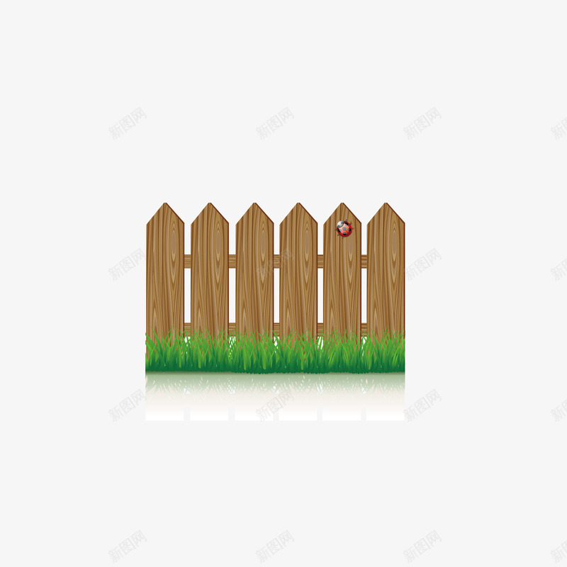 木头栅栏png免抠素材_新图网 https://ixintu.com 吊牌 指向板 指向牌 木板 木质