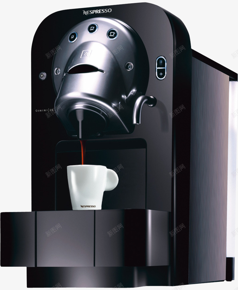意式咖啡机png免抠素材_新图网 https://ixintu.com 全自动咖啡机 咖啡机 意式咖啡机 简约 经典 黑色
