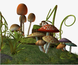 游戏蘑菇素材