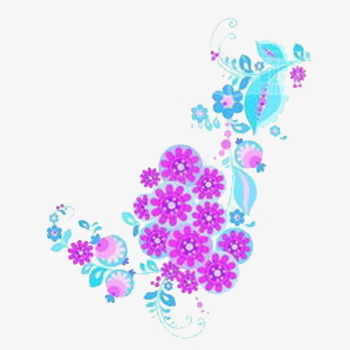 鲜艳的紫色花png免抠素材_新图网 https://ixintu.com 清新 紫红花 耀眼夺目 蓝色