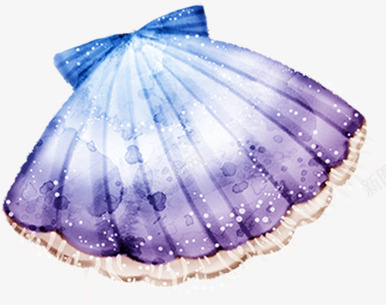 紫色靓丽贝壳造型png免抠素材_新图网 https://ixintu.com 紫色 贝壳 造型 靓丽